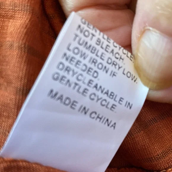 New Romanissa Brown & Black Stripe Short-Sleeve Notch Neck Top size 24-26 - Picture 9 of 11